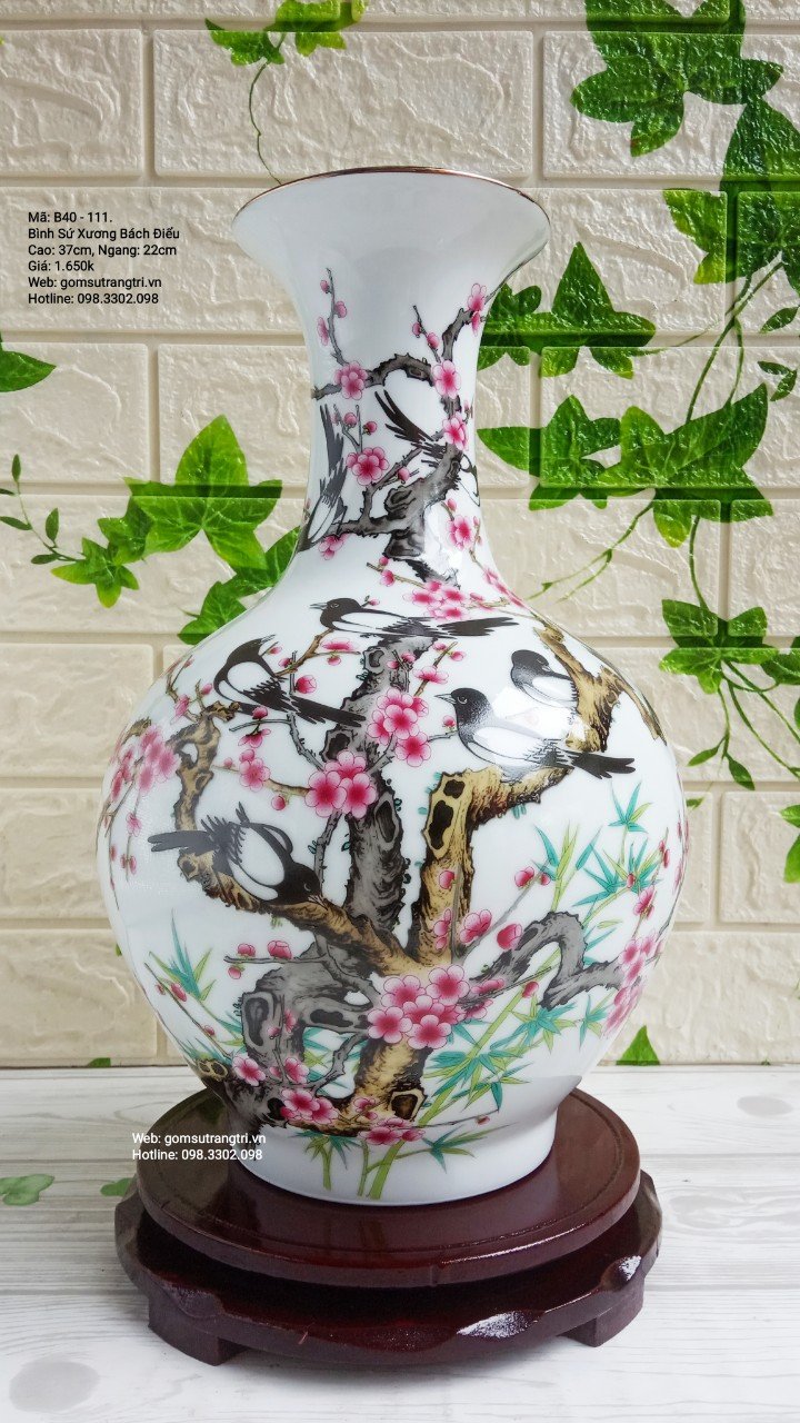 BÌNH SỨ XƯƠNG BÁCH ĐIỂU